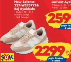 NEW BALANCE 237-WS237YBB BEJ AYAKKABI